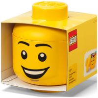 LEGO<sup>&reg;</sup> Storage Products: 40310812 Small Head Yellow - Happy Boy NEW
